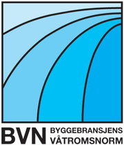 Logo for Byggebransjens Våtromsnorm