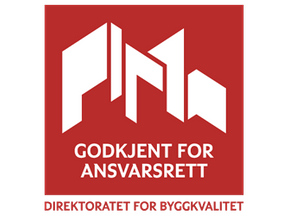 Logo for sentralt godkjent firma